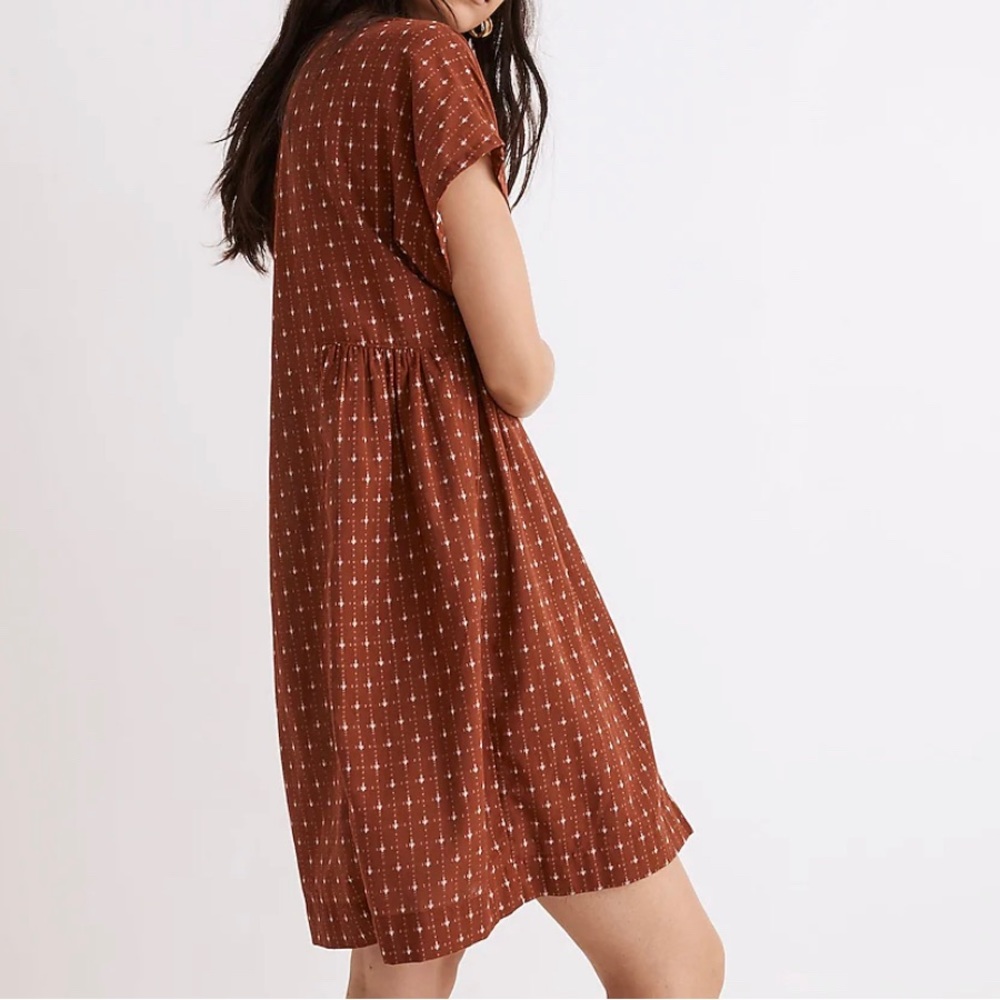 Madewell Jianna Jacquard Dolman Sleeve Minidress - Picture 4 of 7